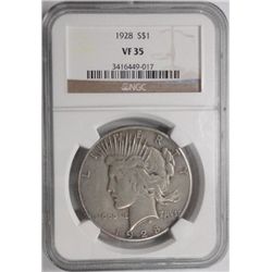 1928  Peace $  NGC35