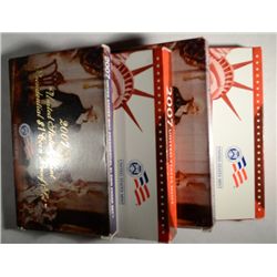 2 14 coin 2007 silver proof sets  no sleeve