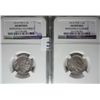 Image 1 : 1913  T1 and T2 Buffalo nickels both   NGCAU cleaned