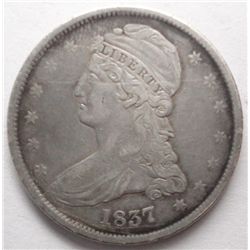 1837   Bust half $  VF