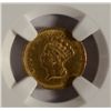Image 2 : 1856 slant 5 T3  $1 gold    NGC AU dmg