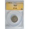 Image 1 : 1883 Liberty V- Nickel ANACS EF40 with cents