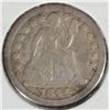 Image 1 : 1844 SEATED LIBERTY DIME FINE+