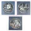 Image 1 : LOT OF ( 3 ) UNC. CANADIAN COMMEMORATIVE DOLLARS