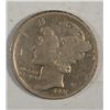 Image 1 : 1921-D MERCURY DIME, ORIGINAL TONING NICE VF/XF