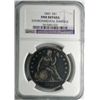 Image 1 : 1843  Seated $  NGC  Fine environ dmg