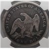Image 3 : 1843  Seated $  NGC  Fine environ dmg
