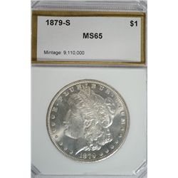 1879-S Morgan Dollar PCI MS65 SUPER!