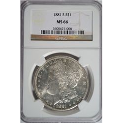 1881-S Morgan Dollar NGC MS66 SUPER!