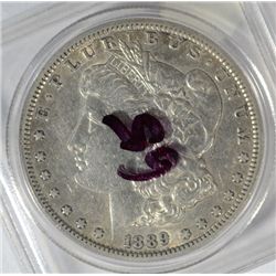 1889-S MORGAN DOLLAR XF-AU
