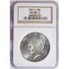 Image 1 : 1922-D PEACE DOLLAR NGC MS63