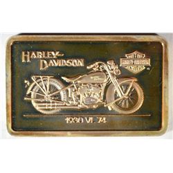 HARLEY DAVIDSON 1 OZ .999 SILVER "1930 VL 74"