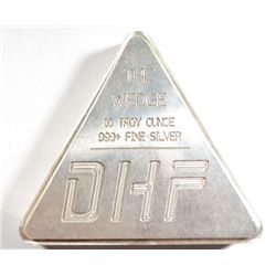 10 OZ DHF .999 TRIANGLE .999 "THE WEDGE"