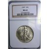 Image 1 : 1947 WALKING LIBERTY HALF DOLLAR NGC MS65, GEM!