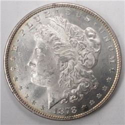 1878-8 FEATHERS MORGAN DOLLAR MS-63 BLAZER