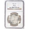 Image 1 : 1885-S MORGAN DOLLAR NGC MS60 LOOKS PL