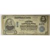 Image 1 : $5.00 NATIONAL 1902 CHASE NATIONAL BANK, NY VG