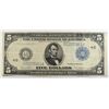 Image 1 : $5.00 1914 FEDERAL RESERVE NOTE VF-XF