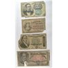 Image 1 : 4 DIFFERENT FRACTIONAL CURRENCY PIECES FAIR
