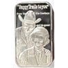 Image 2 : GREAT HOUSE PRODUCTION 1 OZ .999 SILVER ROY ROGERS, DALE EVANS MINTAGE 200