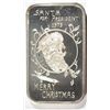 Image 1 : R.J GILLIO 1973 1 OZ .999 SILVER SANTA FOR PRESIDENT MINTAGE 200