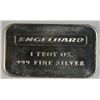 Image 1 : ENGELHARD INDUSTRIES 1 OZ .999 SILVER BAR