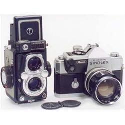 "Yashica 44 LM"  und "Ricoh Singlex" (TLR