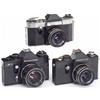 Image 1 : 2 x "Praktica" und 1 x "Pentaflex"