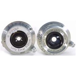 Leitz: "Elmar 3,5/3,5" und "Summaron 3,5/3,5"