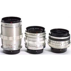 Zeiss: 3 Objektive "Praktina"