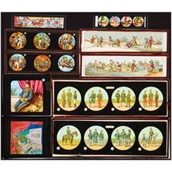 Lantern Slides/Sammlung Glasbilder, um 190