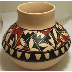 Hopi Matte Painted Pottery with Ridges - A Yesslith