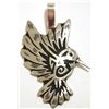 Image 1 : Navajo Sterling Silver Hummingbird Pendant - Richard Singer
