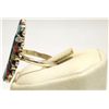 Image 3 : Zuni Multi-Stone Cluster Sterling Silver Women's Ring - Valencia Halusewa