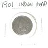 Image 1 : 1901 INDIAN HEAD PENNY *NICE COIN - PLEASE LOOK AT PICTURE TO DETERMINE GRADE*!!