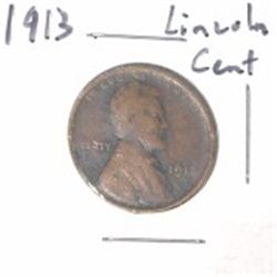 1913 LINCOLN CENT *RARE EARLY YEAR PLEASE LOOK AT PICTURE TO DETERMINE GRADE*!!