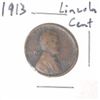 Image 1 : 1913 LINCOLN CENT *RARE EARLY YEAR PLEASE LOOK AT PICTURE TO DETERMINE GRADE*!!