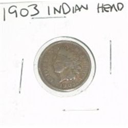 1903 INDIAN HEAD PENNY *NICE COIN - PLEASE LOOK AT PICTURE TO DETERMINE GRADE*!!