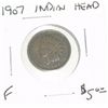 Image 1 : 1907 INDIAN HEAD PENNY RED BOOK VALUE IS $5.00 *NICE COIN - FINE GRADE*!!