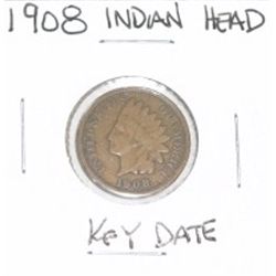1908 INDIAN HEAD PENNY  *RARE KEY DATE PLEASE LOOK AT PICTURE TO DETERMINE GRADE*!!