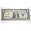 Image 1 : 1957 B SERIES $1 SILVER CERTIFICATE BILL SERIAL # X39829136A *PLEASE LOOK AT PIC TO DETERMINE GRADE*