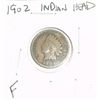 Image 1 : 1902 INDIAN HEAD PENNY RED BOOK VALUE IS $5.00 *NICE COIN - FINE GRADE*!!