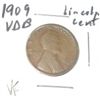 Image 1 : 1909 "VDB" LINCOLN CENT *VERY RARE EARLY YEAR VERY FINE GRADE*!!