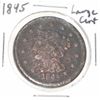 Image 1 : 1845 LARGE CENT BRAIDED HAIR!!
