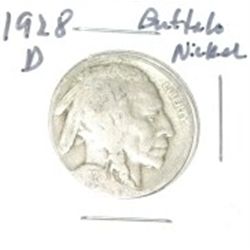 1928-D BUFFALO NICKEL *NICE COIN - PLEASE LOOK AT PICTURE TO DETERMINE GRADE*!!