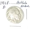 Image 1 : 1928-D BUFFALO NICKEL *NICE COIN - PLEASE LOOK AT PICTURE TO DETERMINE GRADE*!!