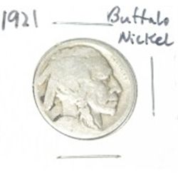 1921 BUFFALO NICKEL *RARE KEY DATE PLEASE LOOK AT PICTURE TO DETERMINE GRADE*!!