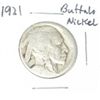 Image 1 : 1921 BUFFALO NICKEL *RARE KEY DATE PLEASE LOOK AT PICTURE TO DETERMINE GRADE*!!