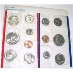 1981 P,D & S MINT SET RED BOOK VALUE IS $16.00 *NEVER OPENED COMES IN ORIGINAL MINT PACKAGE*!!