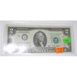 1976 SERIES $2 BILL *RARE UNC HIGH GRADE* SERIAL # J05923488A!!